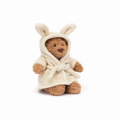 Jellycat Bartholomew Bathrobe Bear Australia | 528643QPS